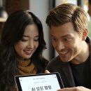 한국어로 통하는 우리! 🇰🇷 미국 남자에게 ‘AI 영상 놀이터’를 소개했어요 ☕✨ 이미지
