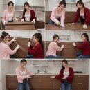 현대무늬목 | 🏡 15년 전 신혼집 한샘 주방, 무늬목 필름으로 다시 태어나다!