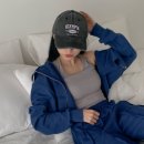 여자 볼캡 추천 🧢 올림피아 피그먼트 네이비 볼캡 꾸안꾸 코디 후기 피그먼트 볼캡 추천｜얼굴 작아...