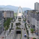 세종 도시와 자동차 이미지