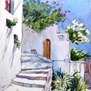 어반스케치, 수채화 이미지