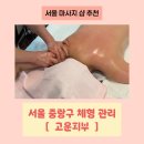 꽃보다 피부체형 | 서울 체형 관리 추천 | 중랑구 고운피부 등·다리 마사지 재방문 후기 (고주파 온열 관리)
