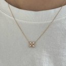 J1240 | 골든듀 펄시피아 쁘띠 파베 로골 컴바인하트 체인 후기, 착샷(+듀이터널스 스몰)