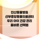 선부중앙동물의료센터 | 안산동물병원 선부중앙동물의료센터 우리 아이 건강 관리 올바른 선택법