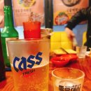 노랑통닭(모라점) | 비오는날 노랑통닭에서 치킨에 쏘맥한잔해요!(치맥파티)