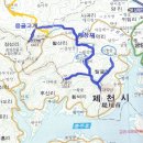 충북 제천: 대덕산(570)~수름산(553) 이미지