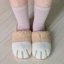 토이짱 | 겨울에 신기 좋은 진짜 푹신한 거실실내화 고양이슬리퍼 짱 귀여운 착용후기(미니멀토이)