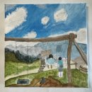 기초 풍경수채화 초급반 | 🎨 문화센터 수채화 클래스 3개월 후기 — 기초를 배우는 기쁨