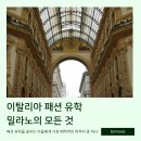이탈리아 패션 유학, 밀라노의 모든 것 🇮🇹✨