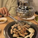 참숯불타는생고기
