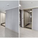 씨유 순천한신더휴점 | 순천 해룡면 한신더휴 아파트 현관 그랑지중문 샴페인골드 설치