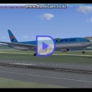 대한항공B777-300ER RKSI RWY34 Landing 이미지