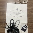 프라다 블랙 레더 버킷백(정품) 이미지