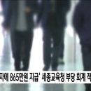 '퇴직자에게 865만원 지급' 세종시교육청 부당 회계 적발 이미지