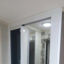 내각5리(한신아파트) | [남양주 진접인테리어]내각 한신아파트 중문시공 3연동슬림 중문 패턴2 유로그레이 시공 후기