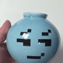 복담은집 | 복을 담는 그릇💙 무니버니 달항아리화병 블루 후기!