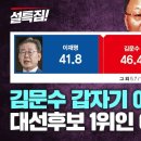 김문수 갑자기 여권 대선후보 1위인 이유 이미지