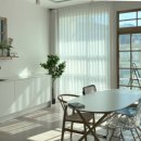 묵동-010 | 문수해오름아파트 외풍을 막아줘 따스한 공간을 완성해 주는 침실 암막커튼과 차르르 속지커튼 설치 후기