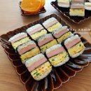 스팸무스비 김밥 만들기 스팸김밥 간단 사각김밥만들기 간편 도시락 메뉴 이미지