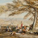 가족이 있는 풍경 이미지