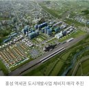 홍성 역세권 도시개발사업 체비지 매각 추진