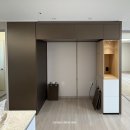 제니스 키친 | 냉장고장 리폼│4도어 3도어 홈바 맞춤제작 시공 후기 - 두산위브더제니스 아파트