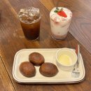 화이트크리닝 | ☕️[대구] 수성구 범어동 분위기 좋은 카페 "카페링스" - 상하이 버터떡 딸기라떼 디저트 맛집 후기