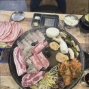 솥뚜껑 삼겹살 이미지