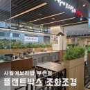 식당 플랜트박스 조경 자연을 담은 사월에보리밥과쭈꾸미 부천점
