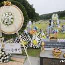 🇰🇷📌 제2연평해전 묘역에 놓인 문재인 대통령 근조화환 이미지