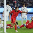 ‘정우영 멀티골’ 남자축구, 우즈벡에 2-1 승…7일 일본과 결승 이미지
