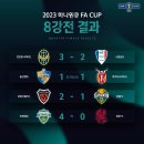 2023 하나원큐 FA CUP 8강전 결과 이미지