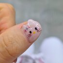 랭네일 | 귀여움+시크함 조합 완성💕 크림뷰티1151 호피 키티네일 아트 후기