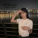 강남-090 | [후아유 WHO.A.U] 스티브 라운드 반팔 가디건 아이보리 M 후기 | 반팔 니트 가디건 추천 | 내돈내산