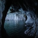 칠레 파타고니아의 대리석 동굴 이미지