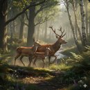 사슴은 꽃이었다 이미지