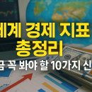 경제, 금융지표 해석으로 현명하게 자산관리하기 | 세계 경제 지표 총정리! 지금 꼭 봐야 할 10가지 신호
