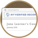 (샘플 Sample) 검증된 증명서를 취득하세요.(Earn a Verified Certificate.) 이미지