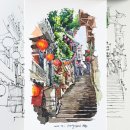 어반 스케치 이미지