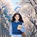 벚꽃길을 걷는 여인 (10cm 십센치 - 봄 to 러브) 이미지