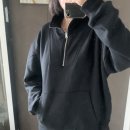 2251 | 탑텐 여성 발란스 플리스 그래픽 하프집업 MBE4TR2251BK 후기