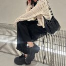 블랙 | NIKE 나이키 | 브루클린 로우 블랙 후기 (굽있는 운동화 추천)