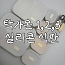 더식판 | 17개월 아기 유아식 식판 추천, 탁가온 실리콘 식판 후기