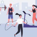 육체미 첨단점 이미지