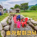 대구곤충마트 | 대구 근교 당일 캠프닉 성주 솔가람피크닉 물놀이 자리 및 준비물