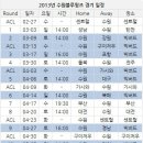 [일정] 2013시즌 수원블루윙즈의 경기 일정표 입니다. 이미지