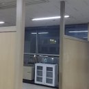 성남 칸막이시공 정자동에 위치한 사무실 공간분리를 랩핑판넬자재로 사무실 래핑칸막이 시공 현장영상 이미지