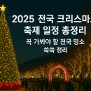 2025 전국 크리스마스 축제 명소 완벽 가이드 | 지역별 쏙쏙 정리 | 겨울 여행지 추천 이미지