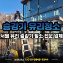 서울 유리 승강기 유리청소 전문 업체 후기