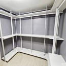 동신아파트 | 논산시스템행거 깔끔한 ㄷ자형 화이트톤 기본 구성 드레스룸 충남 시스템장 밀라노시스템가구